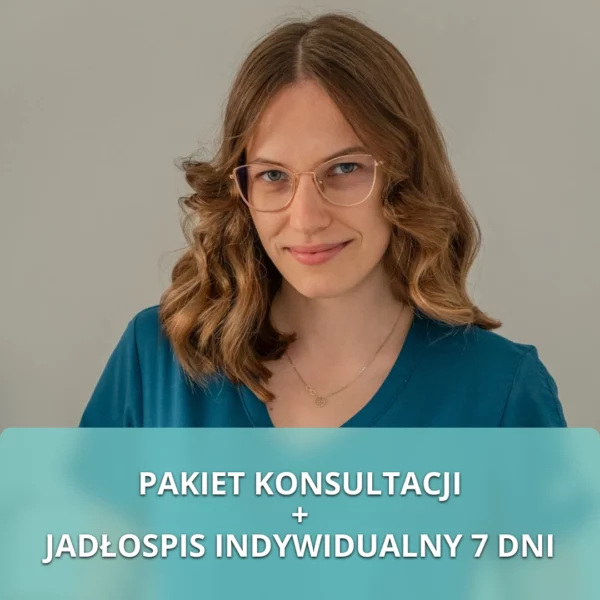 Pakiet konsultacji + Jadłospis indywidualny 7 dni