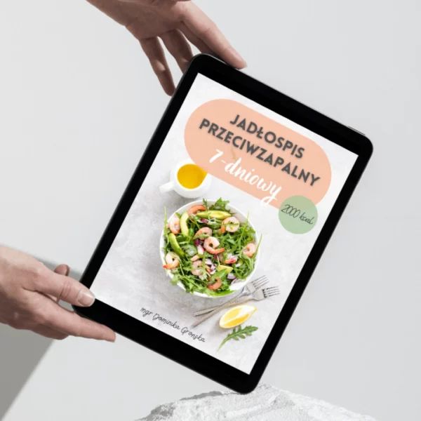 E-book "Jadłospis przeciwzapalny 7-dniowy"